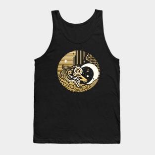 Golden unicorn Tank Top